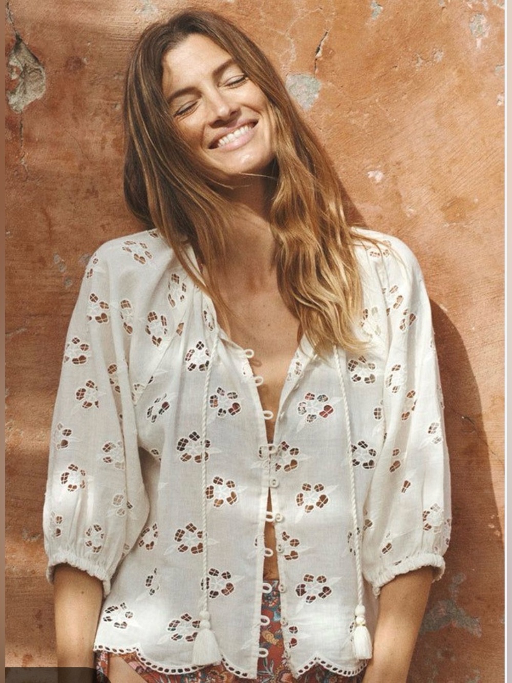Spell Love Note Broderie Blouse